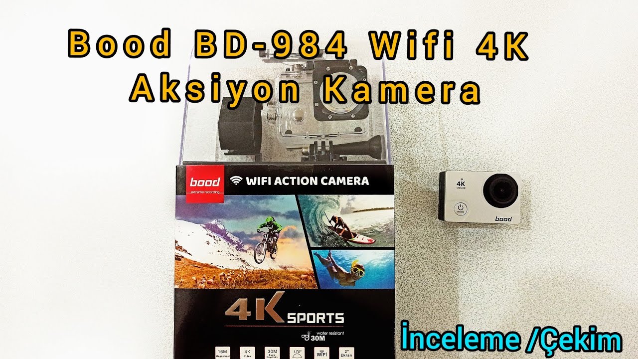 Bood BD-984 Wifi 4K Aksiyon Kamera / İnceleme, Dış Çekim, Wifi Bağlantısı