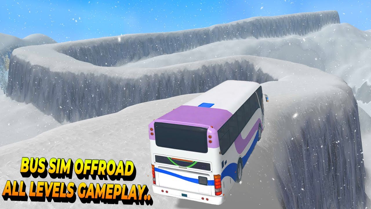 Bus Simulator Offroad - All Levels Gameplay | The Poor Arcade Game.. | PC Steam 4K