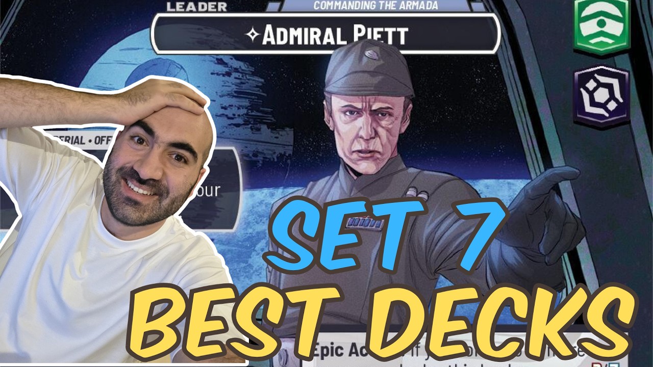 Piett Red will be one of the BEST decks in set 7! Decktech and Gameplay Series!