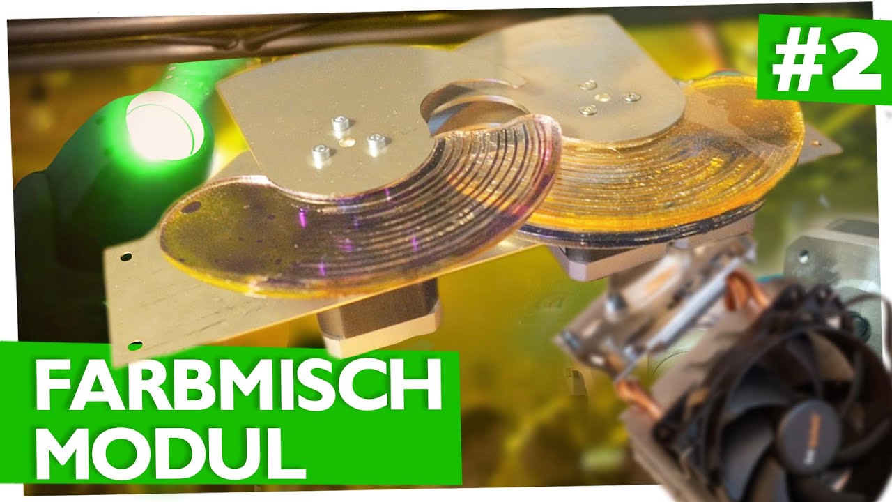 Moving Head / Scanner Eigenbau Teil 2 CMY Modul💡| Marvin & Falk
