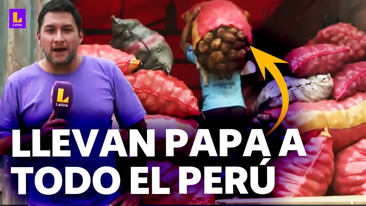 Este mercado de Huánuco abastece de papa a varias regiones del Perú
