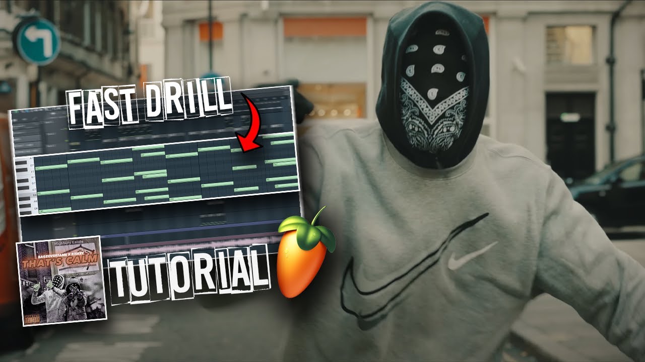 HOW TO MAKE FAST PACED UK DRILL FOR OVE (fl studio tutorial)