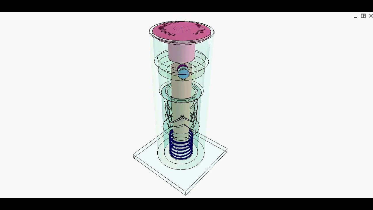 Push-push mechanism for storing a stick