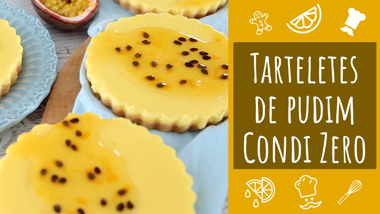 Tarteletes de pudim de maracuj&aacute; (Condi Zero) - TeleCulin&aacute;ria