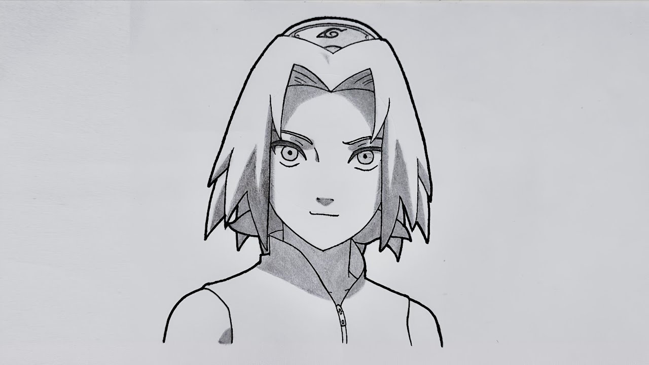 How to draw sakura haruno | Naruto | anime drawing