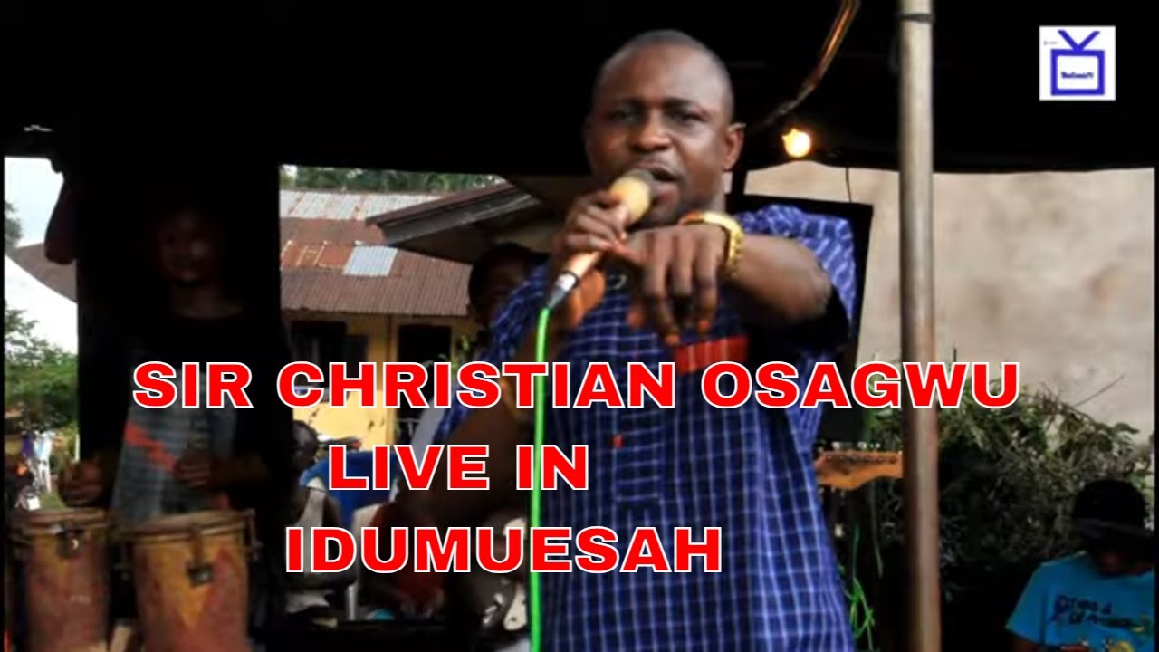 CHRISTIAN OSAGWU LIVE IN IDUMUESAH @ THE BURIAL CEREMON OF CHIEF ONYEWEIHIA (IETV)