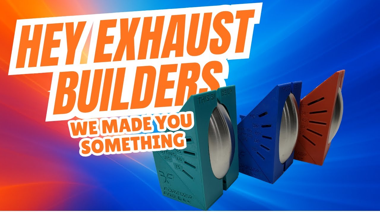 3D Printed X-Pipe Radius Jigs | For Our Fellow Exhaust Fabricators