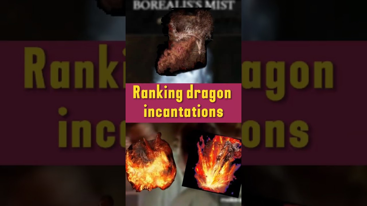 Рейтинг ВСЕХ 16 заклинаний общения с драконом #eldenring#shorts