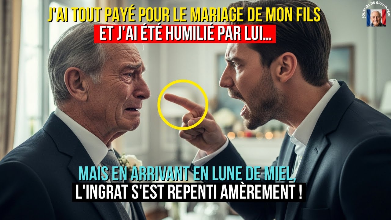 J’ai tout payé pour le mariage de mon fils… il m’a humilié, puis j’ai agi !
