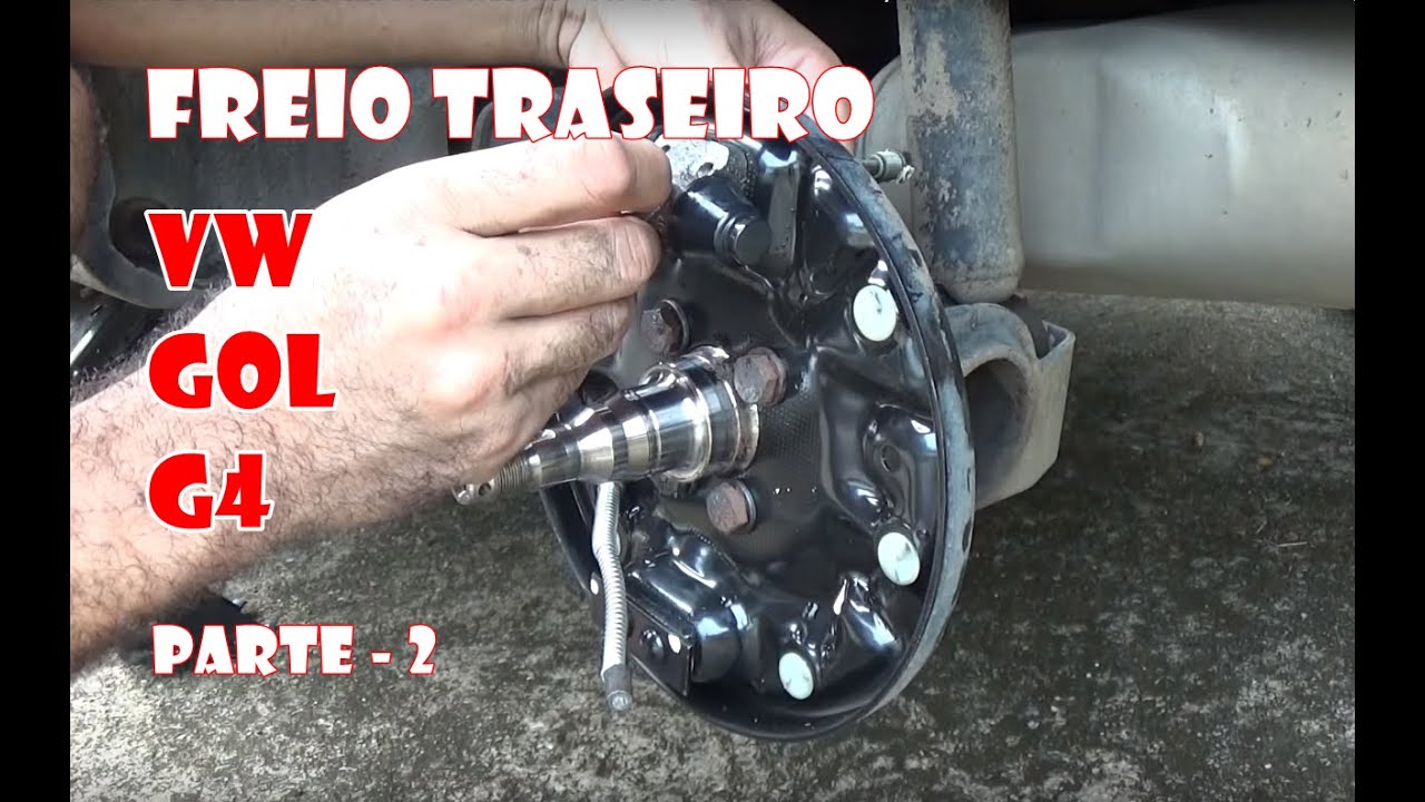 Como Efetuar a Revisão Freio Traseiro  - VW Gol G4 2010 Parte 2/3