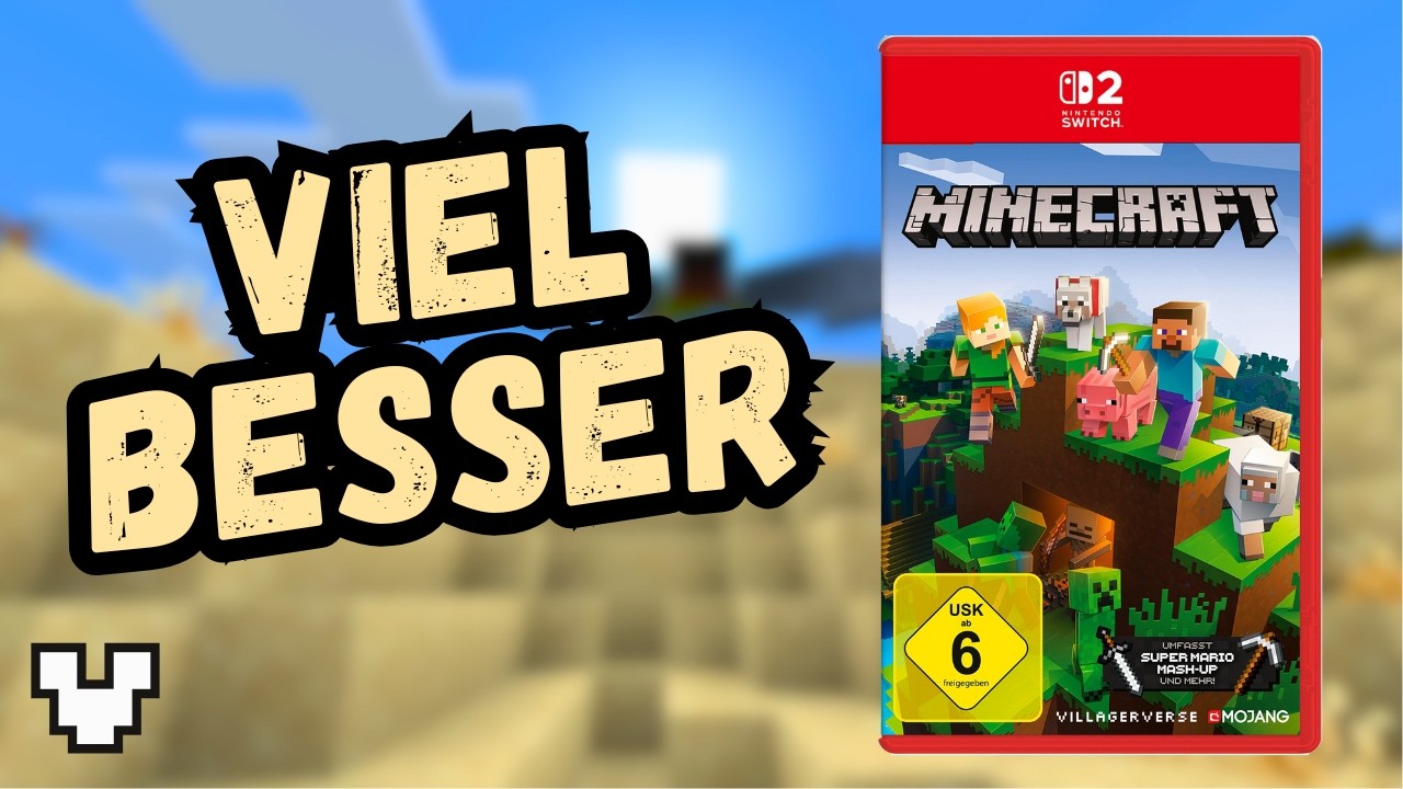 Minecraft auf der Switch 2 ist VIEL BESSER!