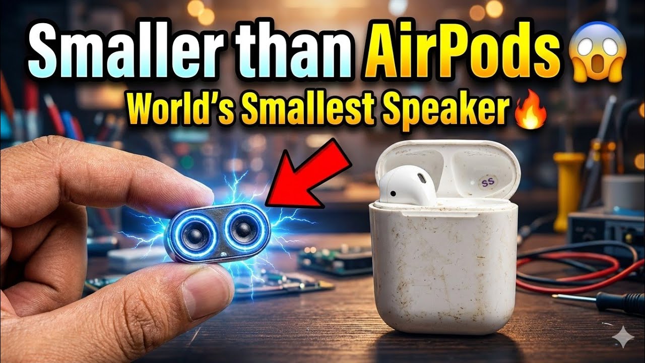 How to Make Mini Bluetooth Speaker at Home 🔥 Smaller than AirPods |#repair #experiment #diy#tech