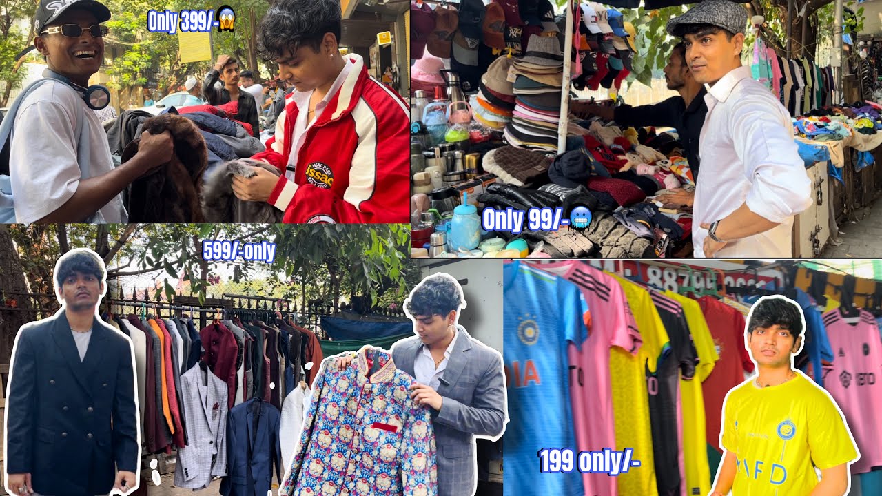 Street Shopping in Mumbai || Blazer, Coats, Jersey, Puffer, Bomber, Demin Jackets, Caps|| VR Fashion