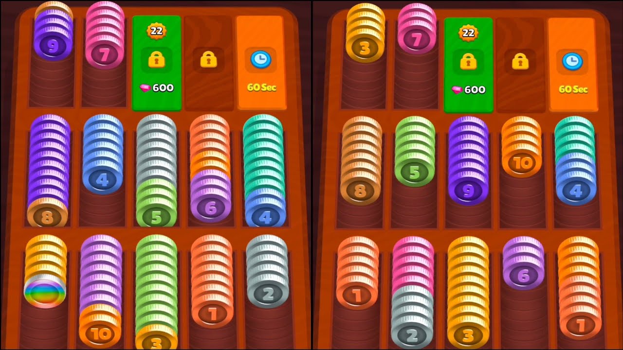 Pocket Sort: Coin Merge Puzzle | Gameplay Part 2