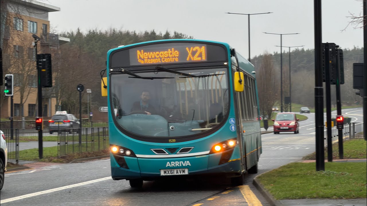 Nice Turbo/W Limp Kickdown’s |Arriva Northumbria|VDL SB200 Wright Pulsar 2| Service X21 to Newcastle