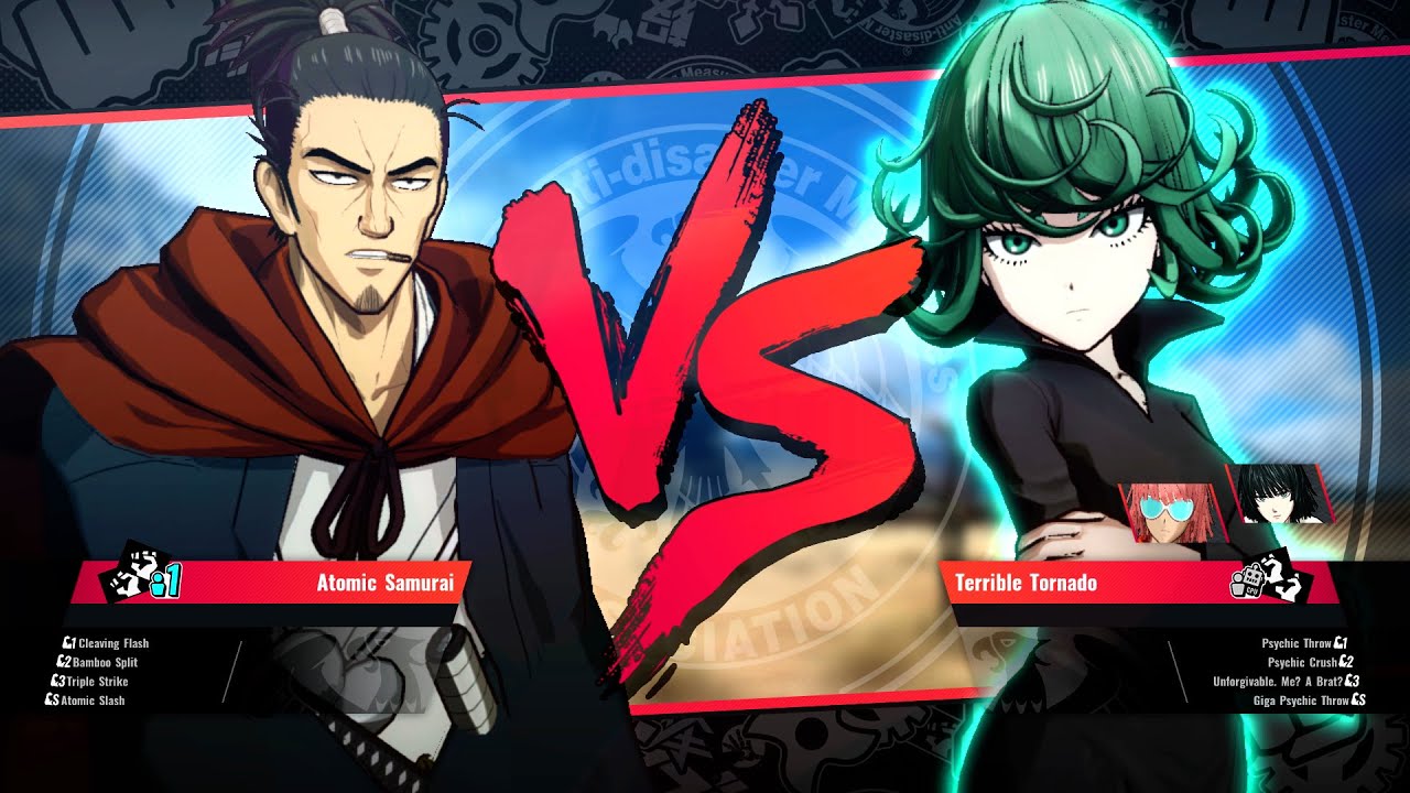 Atomic Samurai vs Terrible Tornado - One-Punch Man: A Hero Nobody Knows