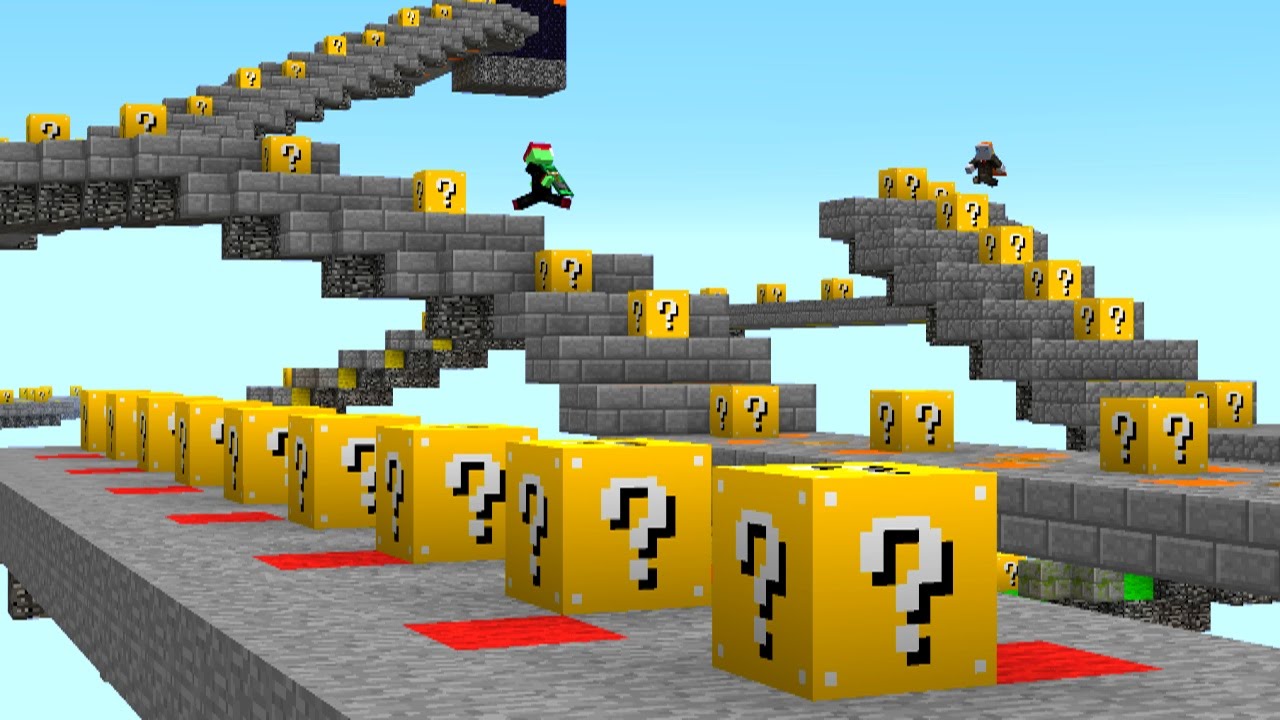 Minecraft LUCKY BLOCK Race #6 с Викком, Питом и Нучем