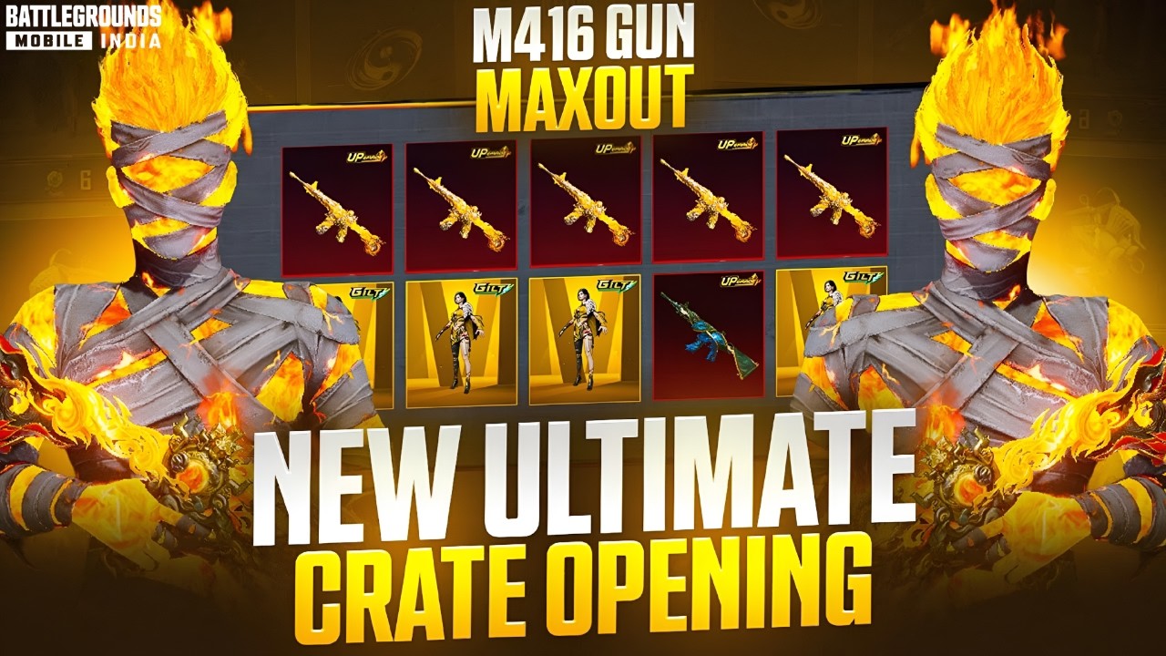 😱NEW FIRE M416 AND ULTIMATE SPIN CRATE OPENING 🔥 MAXOUT