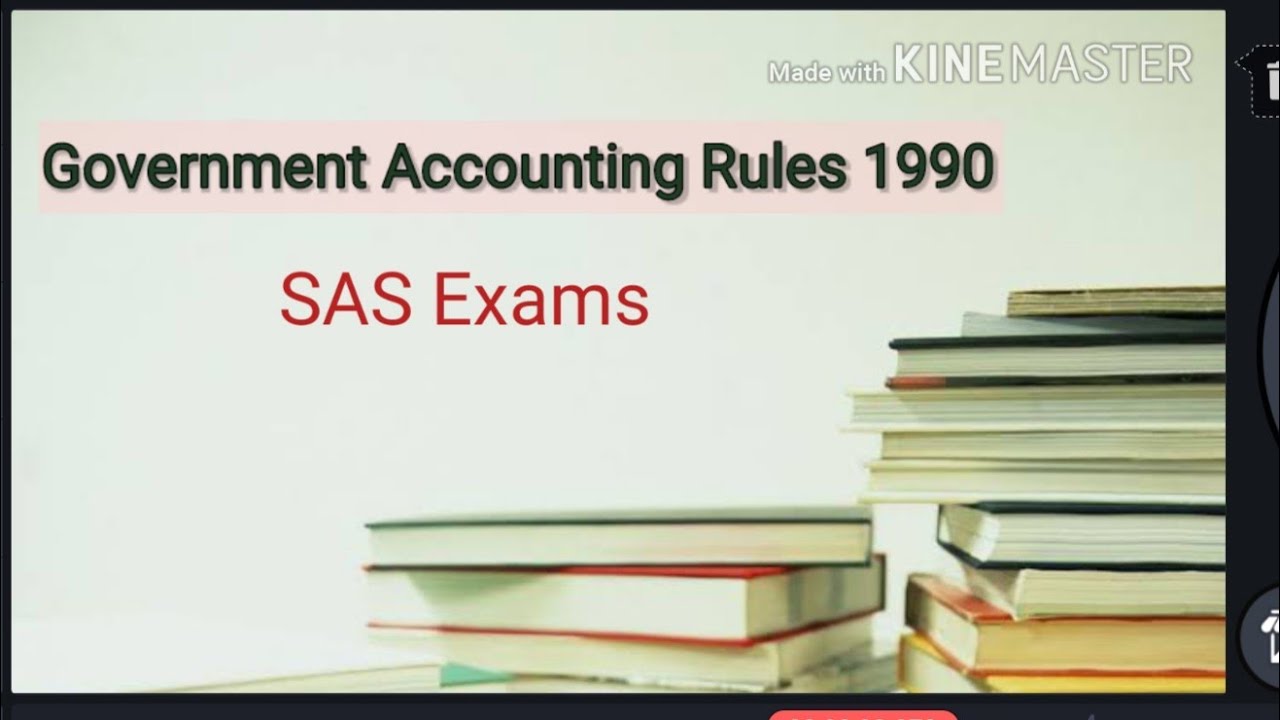 GAR 1990| Government Accounting Rules | Chapter 2| SAS State promotional Exams| Outlines of Accounts