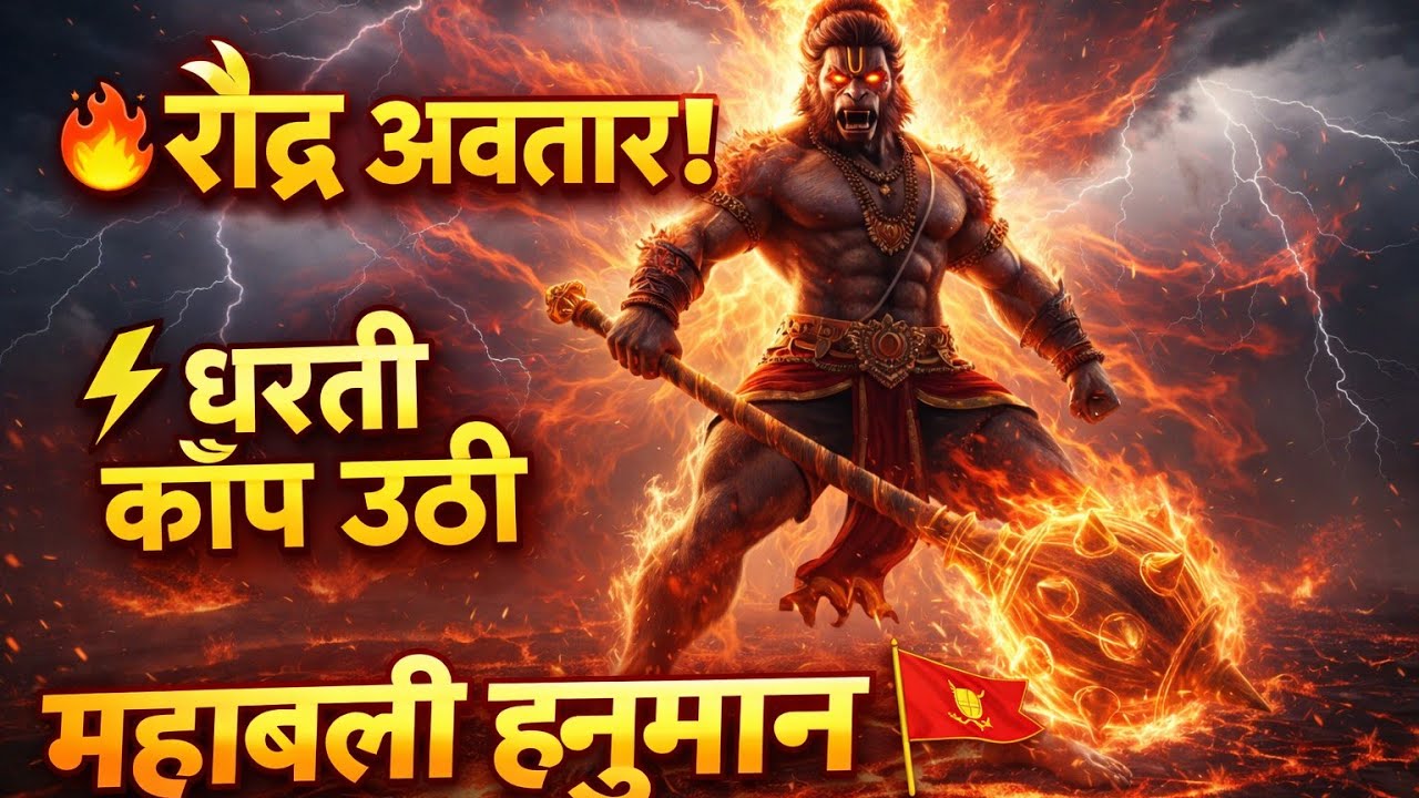 🔥 रौद्र रूप में प्रकट हुए पवनपुत्र हनुमान | Mahabali Hanuman Cinematic Full Video | 