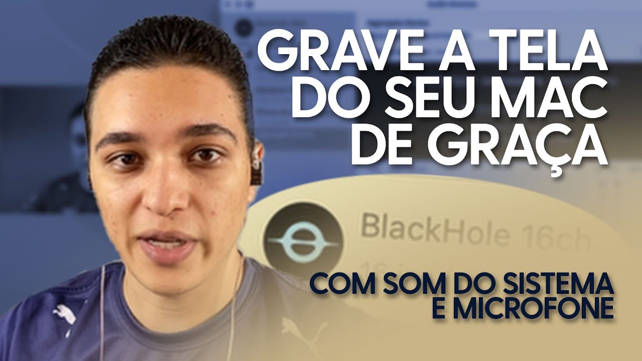 Grave a Tela do seu MacBook com audio interno e microfone!