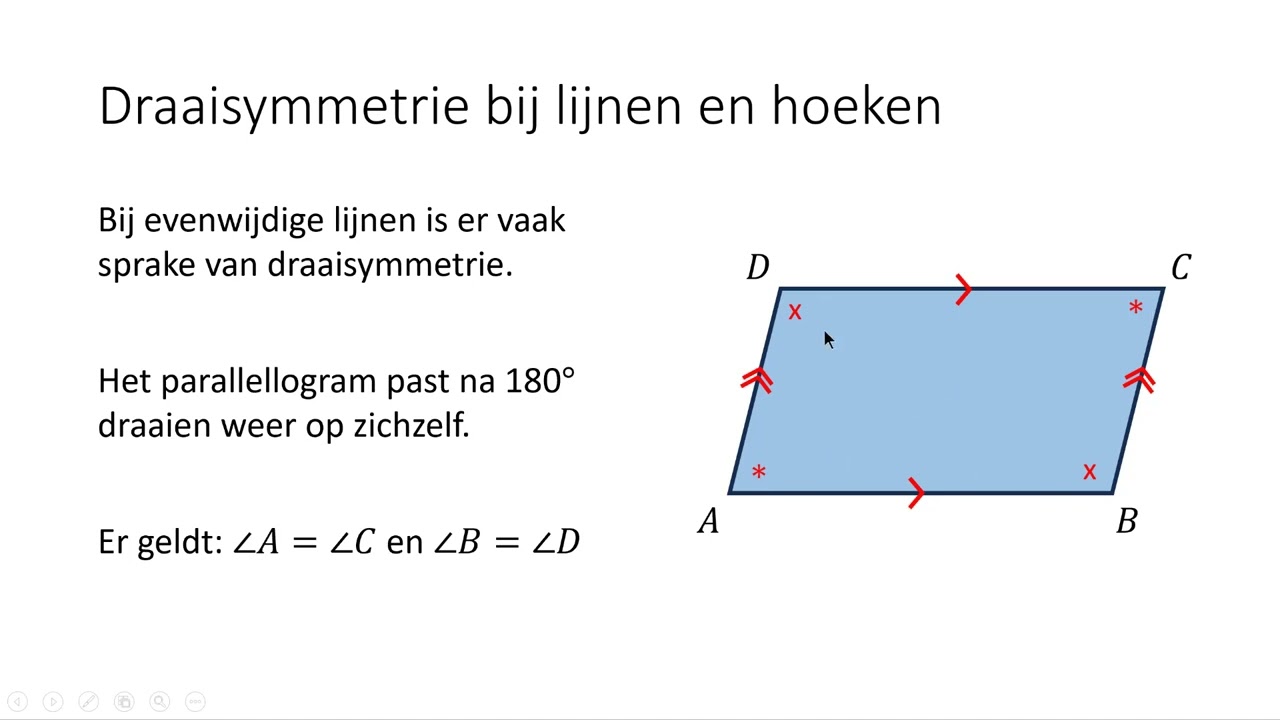 Symmetrie bij lijnen en hoeken (4 VMBO-KGT)