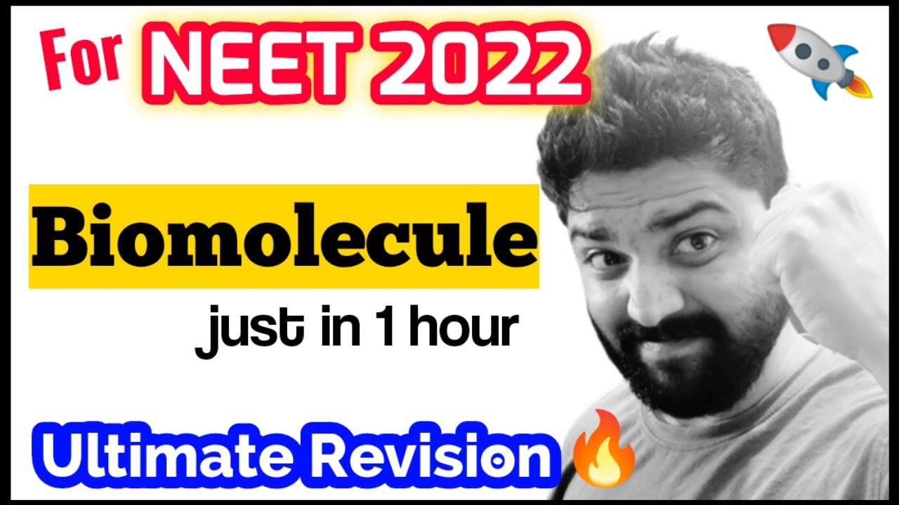 'Biomolecule' In Just 1 hour🔥🔥| Ultimate Revision Series | Neet 2022