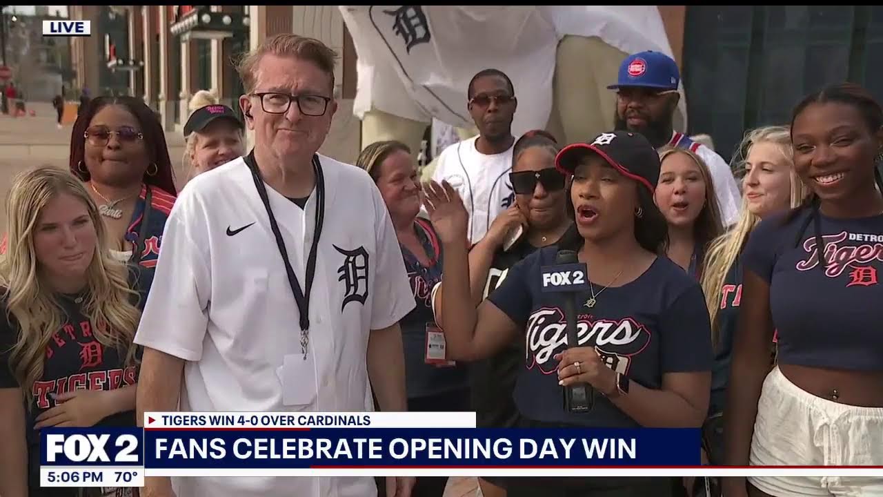 Detroit Tigers Opening Day LIVE from Comerica Park