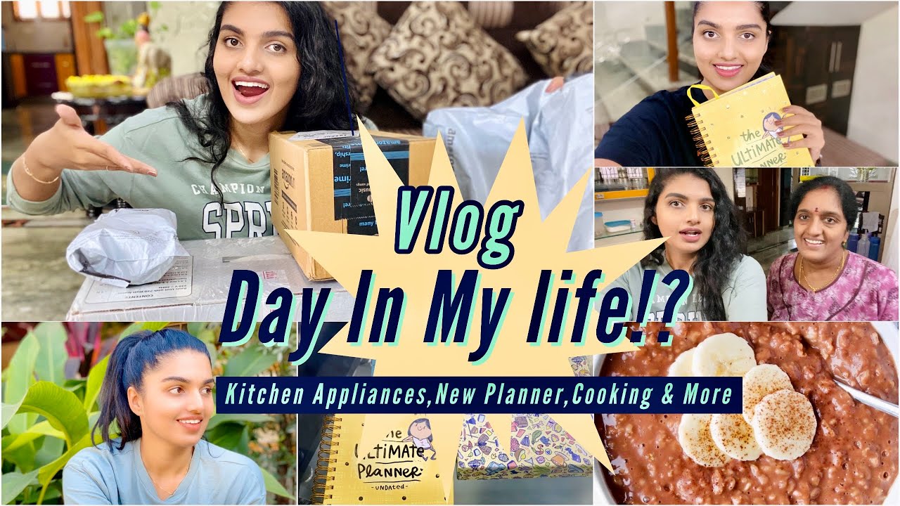 Day In My Life Vlog!?|Kitchen Appliances,New Planner for 2021,Healthy Breakfast Recipe*COCOA OATS*||