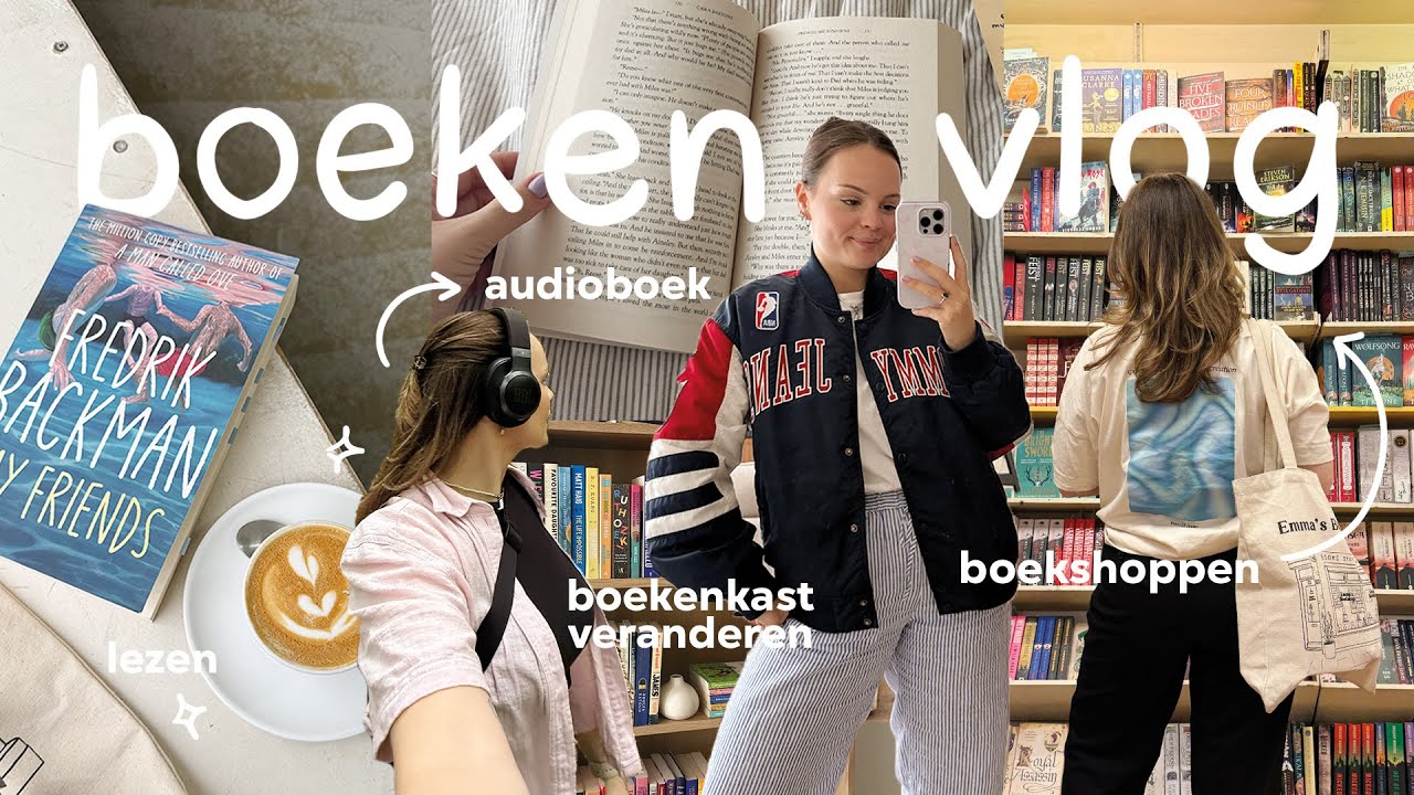 boekenvlog 🍁📖🕯️ boekshoppen Den Haag + haul, boekenkast veranderen, lezen & audioboek