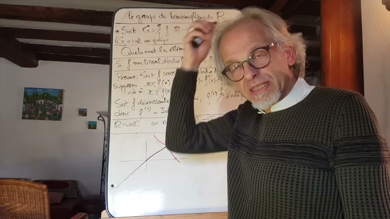 Sur le groupe des homéomorphismes de R
