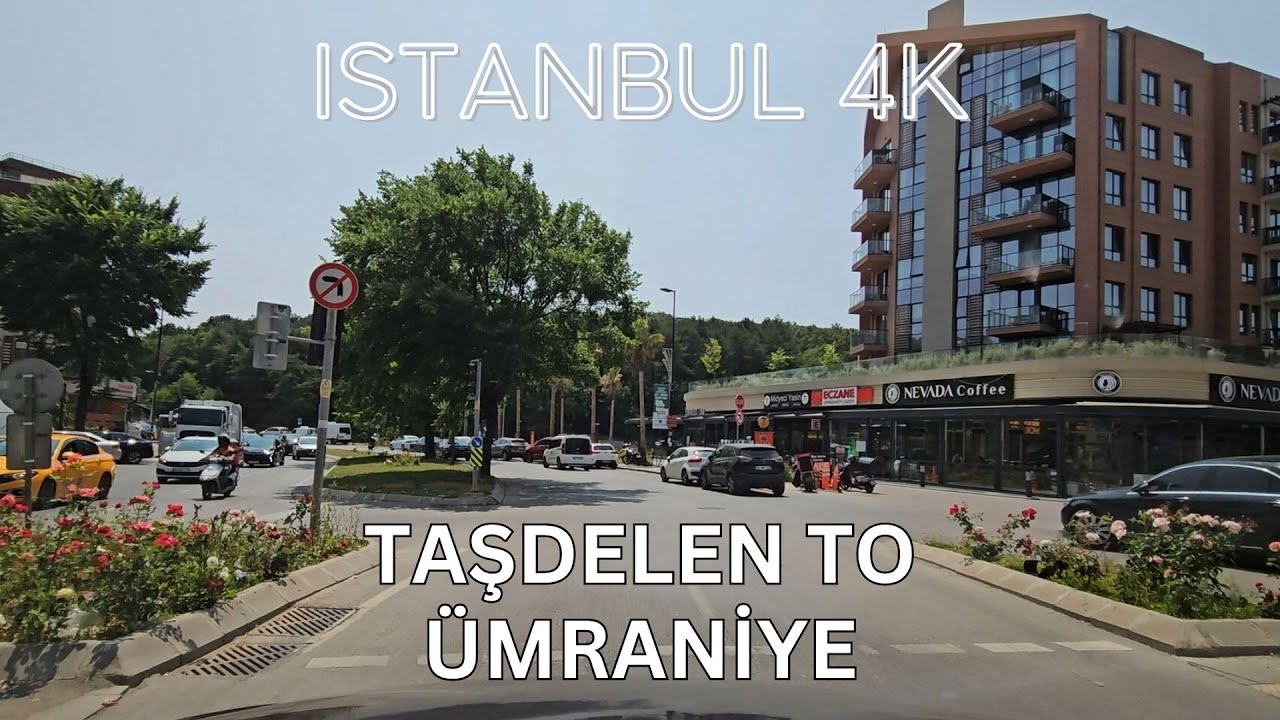 Istanbul 4K Drive | Taşdelen to Ümraniye | City Sightseeing Video