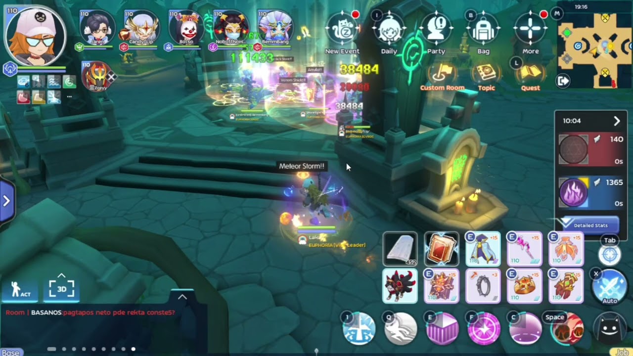 Warlock 6v6 PVP Ragnarok M Classic (Euphoria Guild, IGN: Lakay) feat. boss Jaren