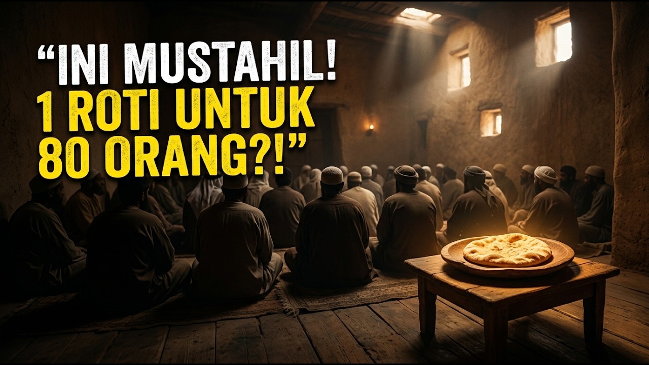 Sungguh Diluar nalar! Sahabat Ini Menjamu Rasulullah Dan 80 Sahabat Hanya Dengan Sepotong roti.