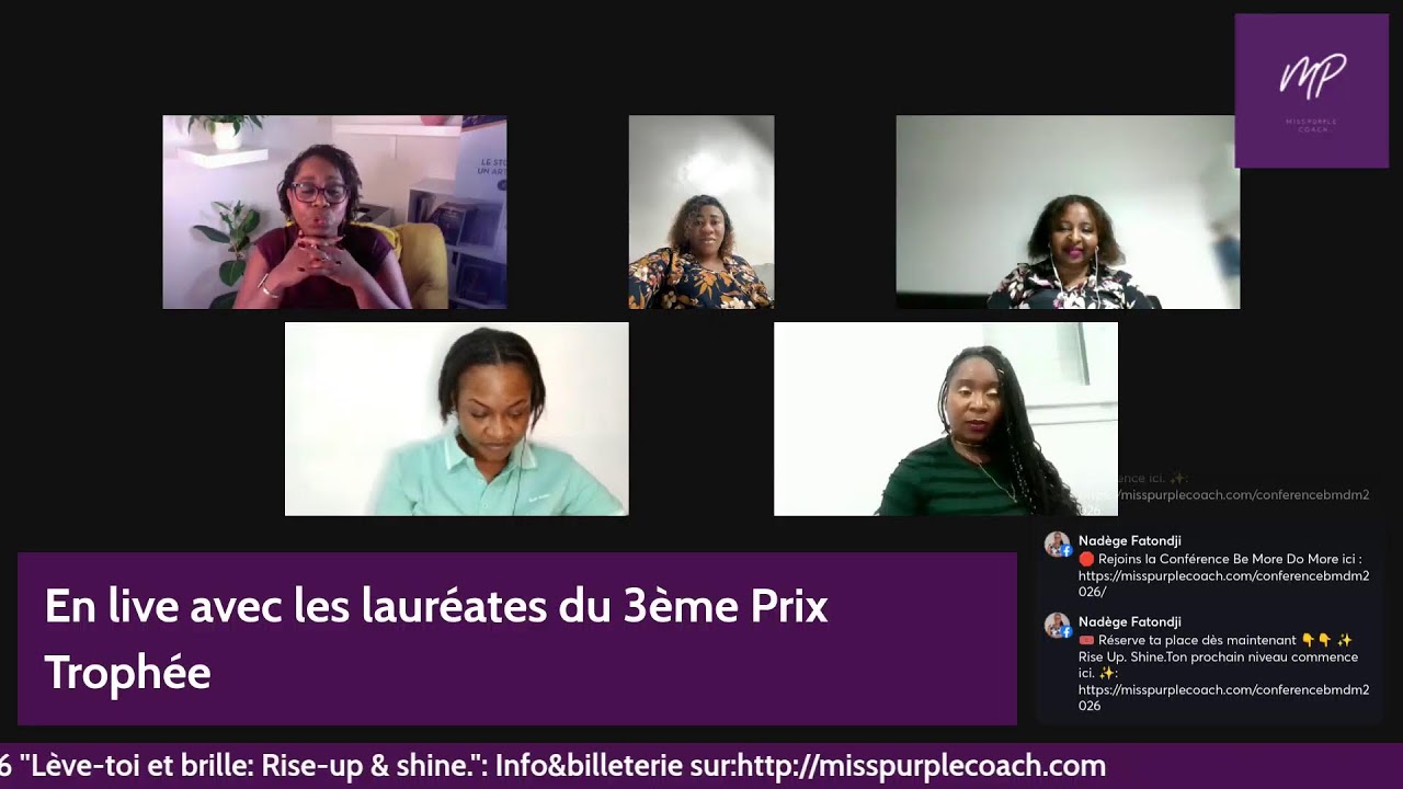 ✨ EN LIVE AVEC LES LAURÉATES ✨