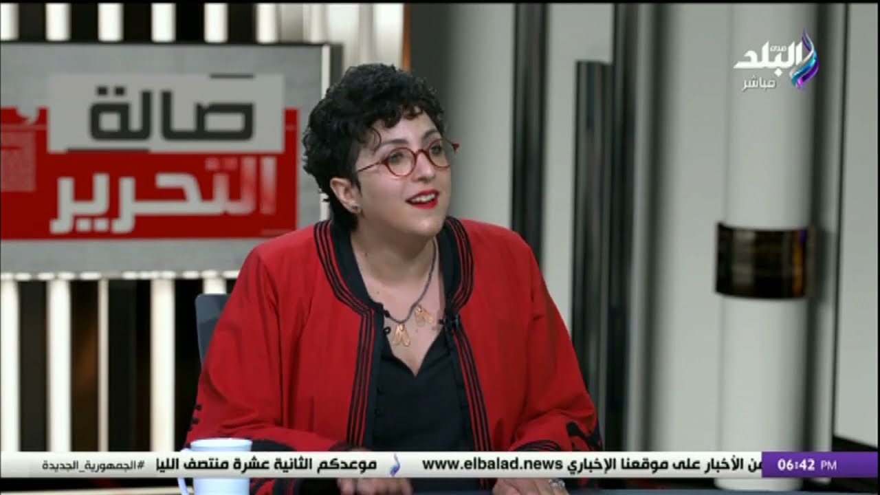 الدكتورة مونيكا حنا أستاذ مساعد الآثار والتراث الحضاري في صالة التحرير