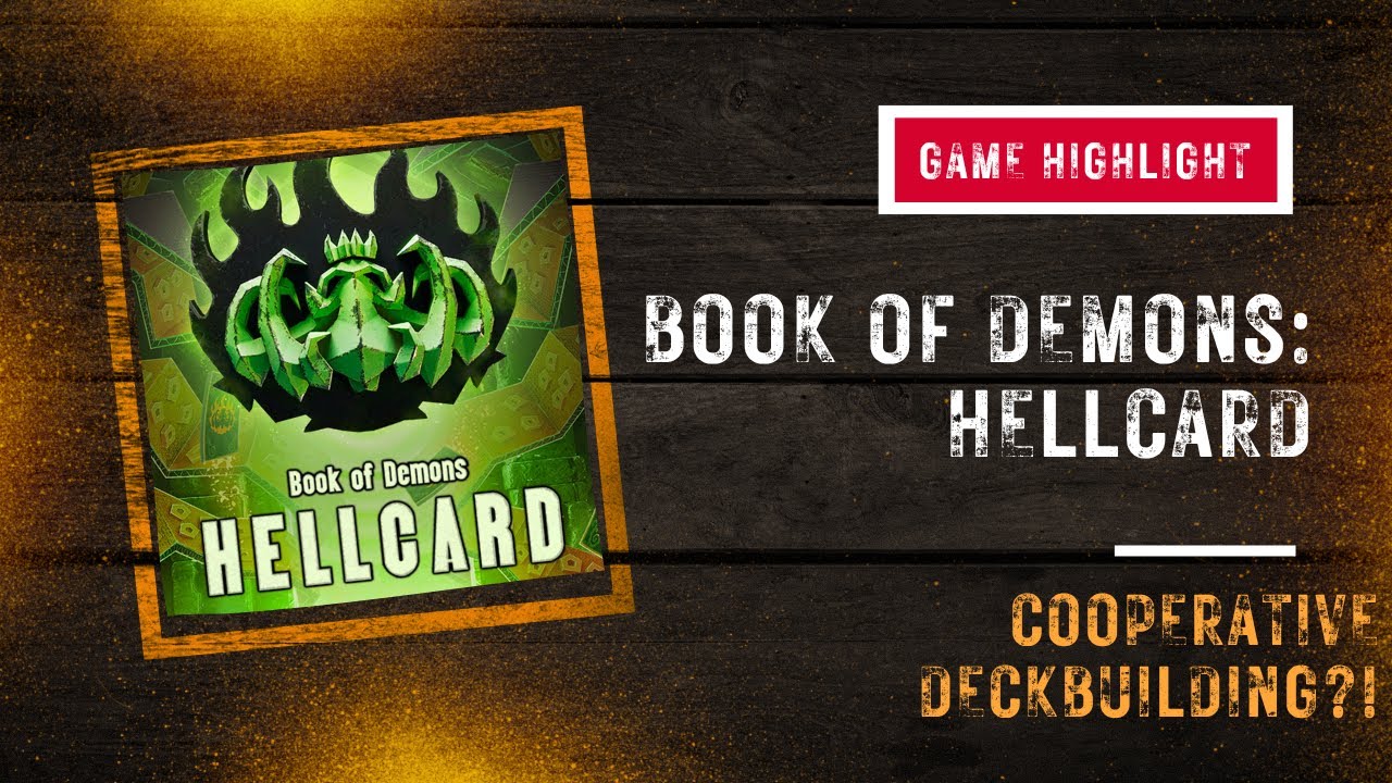 Lorehead Streams - Indie Highlights - Book of Demons Hellcard - Deckbuild with friends!