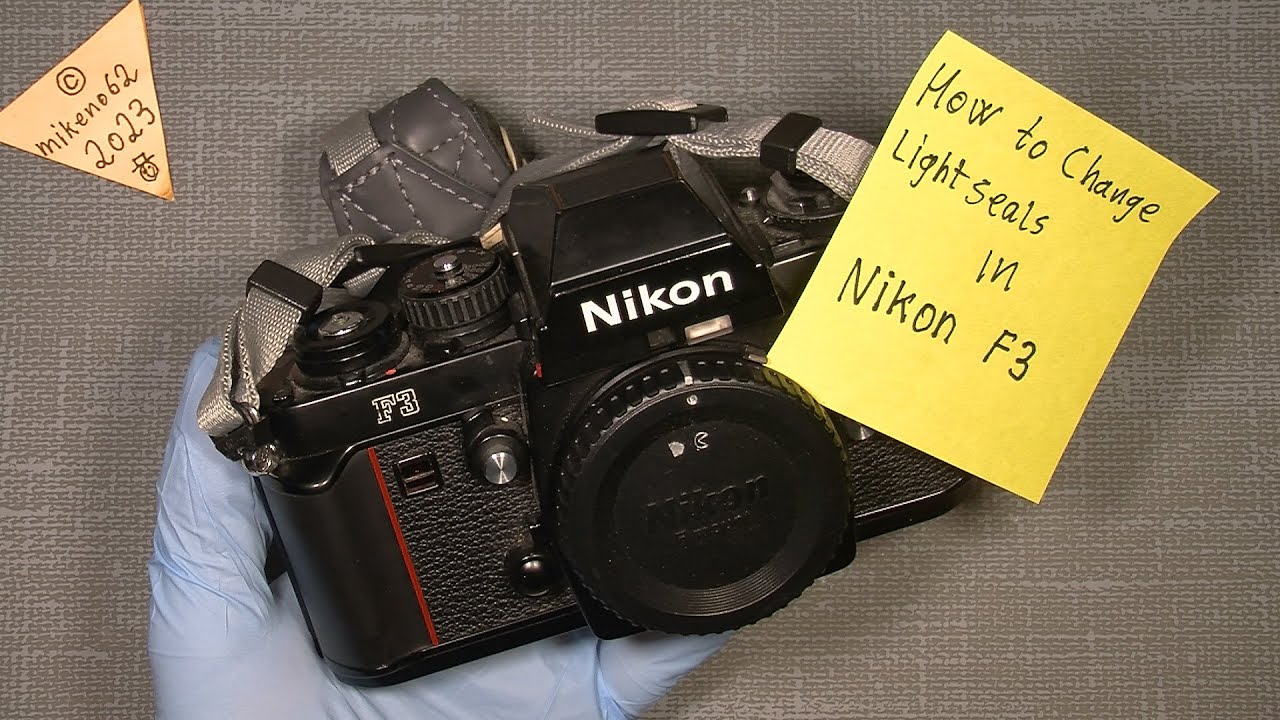 Как заменить светопропускающие уплотнители в Nikon F3