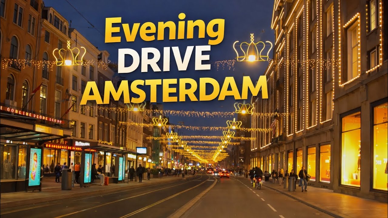 This Is Amsterdam in the Evening ✨ | POV Drive