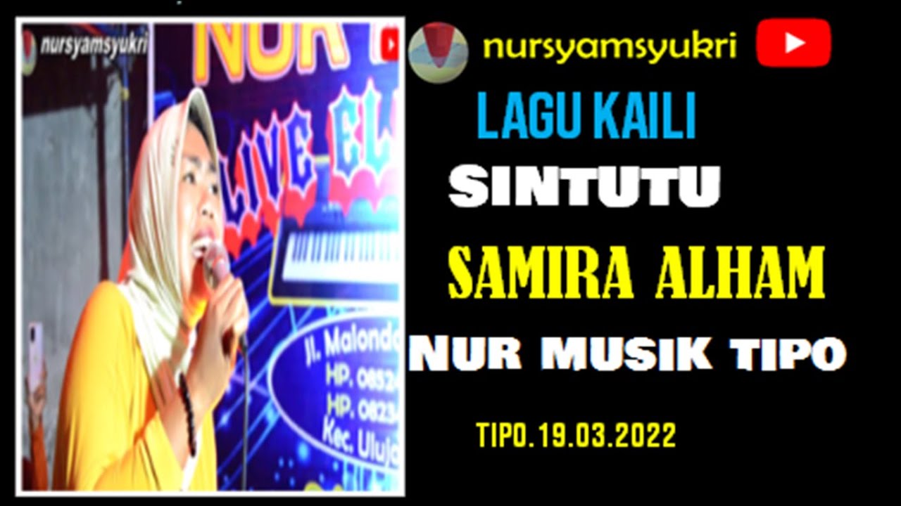 LAGU KAILI ' SINTUTU ' SAMIRA ALHAM 