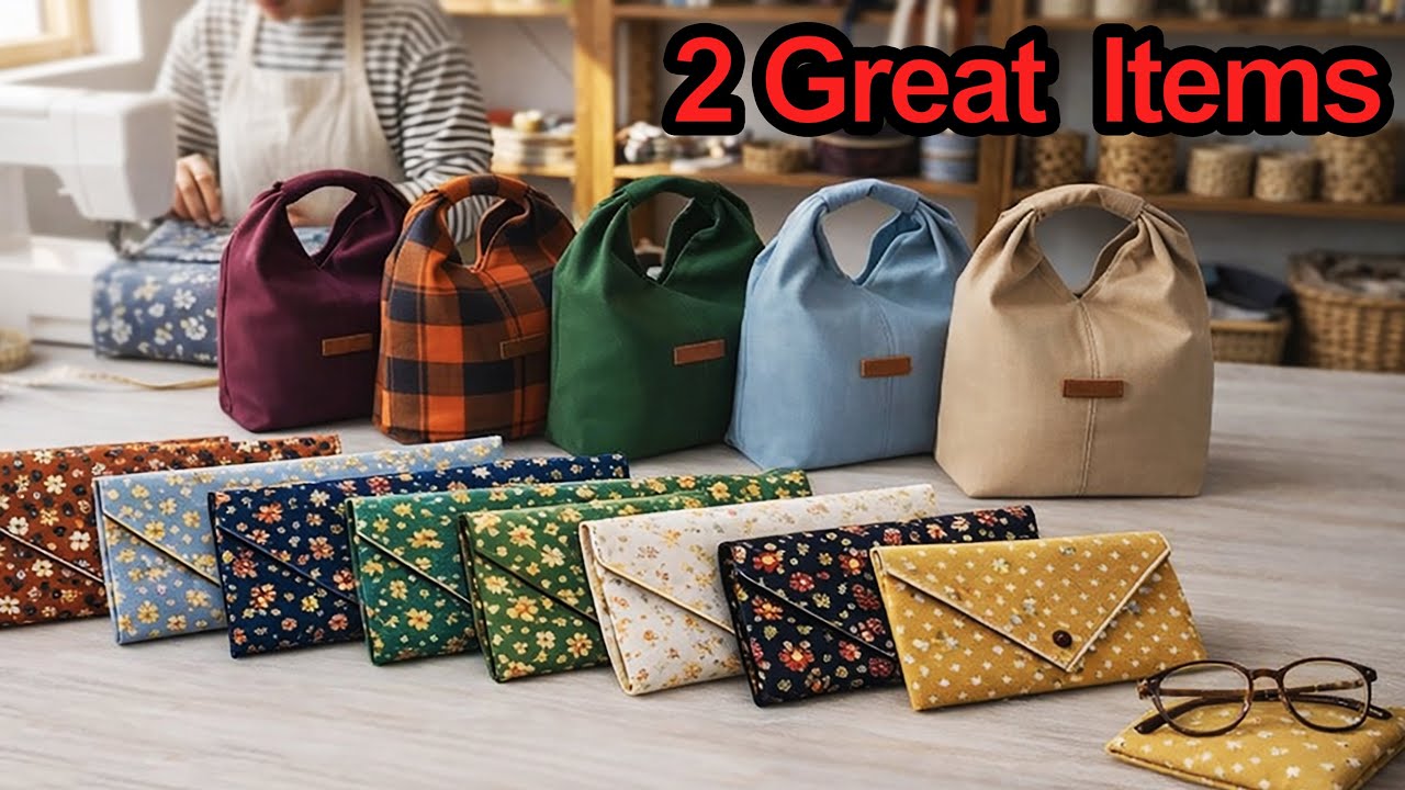 Just 10 minutes to Create  a Beautiful item from fabric scrap!