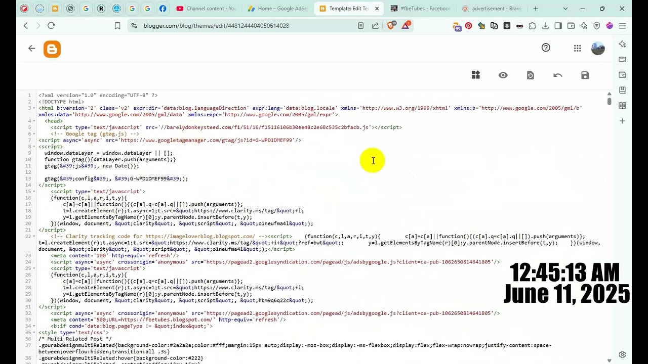 How To Adsterra Popunder Ads Setup on Blogger New Website | Adsterra Popunder Ads Tutorial 2026