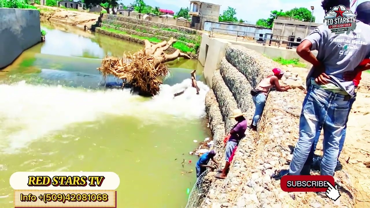 Bòn nouvel pou kanal rivyè masak la🇭🇹💥aprè gro dega ki te  fèt🤦, ann Viv kòman yap répare Gabon yo