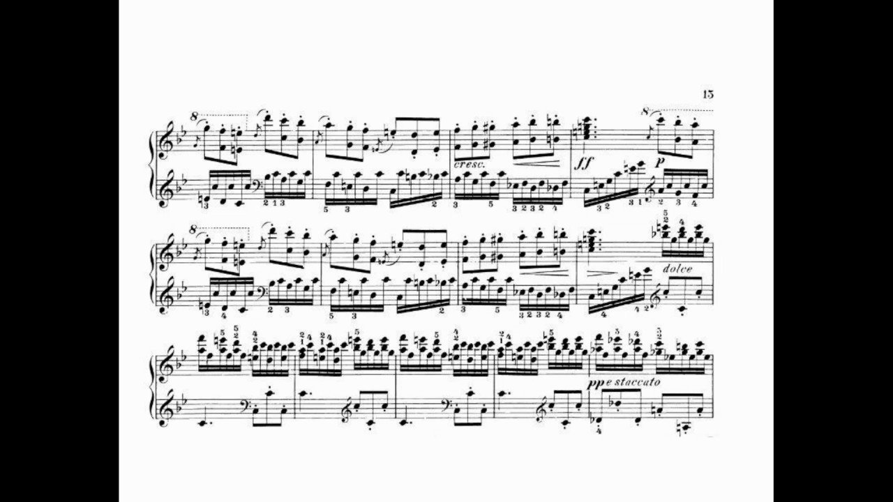 Carl Czerny - Etude №4 in B flat major op.740