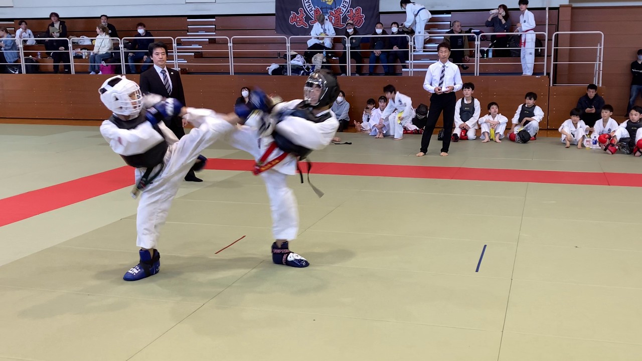 第33回岐阜県大会《組手》少年部 男子 +38kg級（決勝）33rd Gifu Championship Sparring Junior Male +38kg FINAL／ITFテコンドー