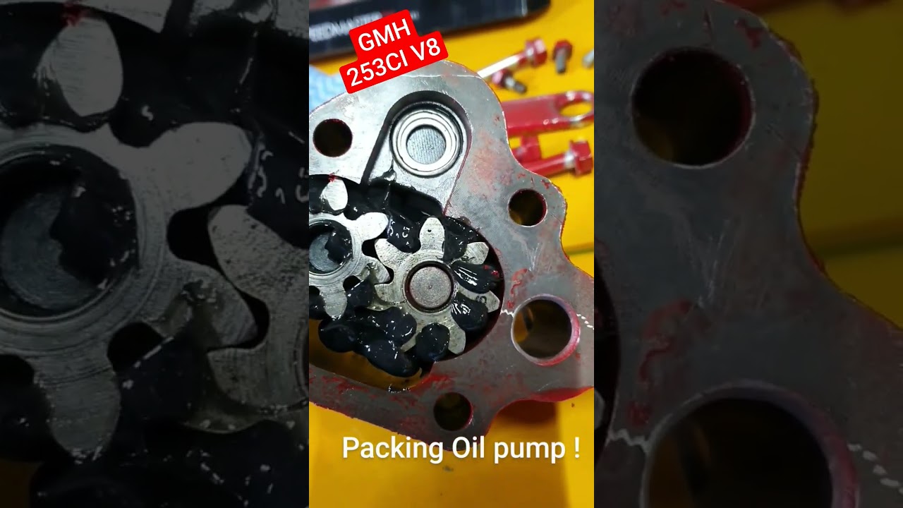 💥 V8 Engine oil pump priming with grease,lube,Vaseline.