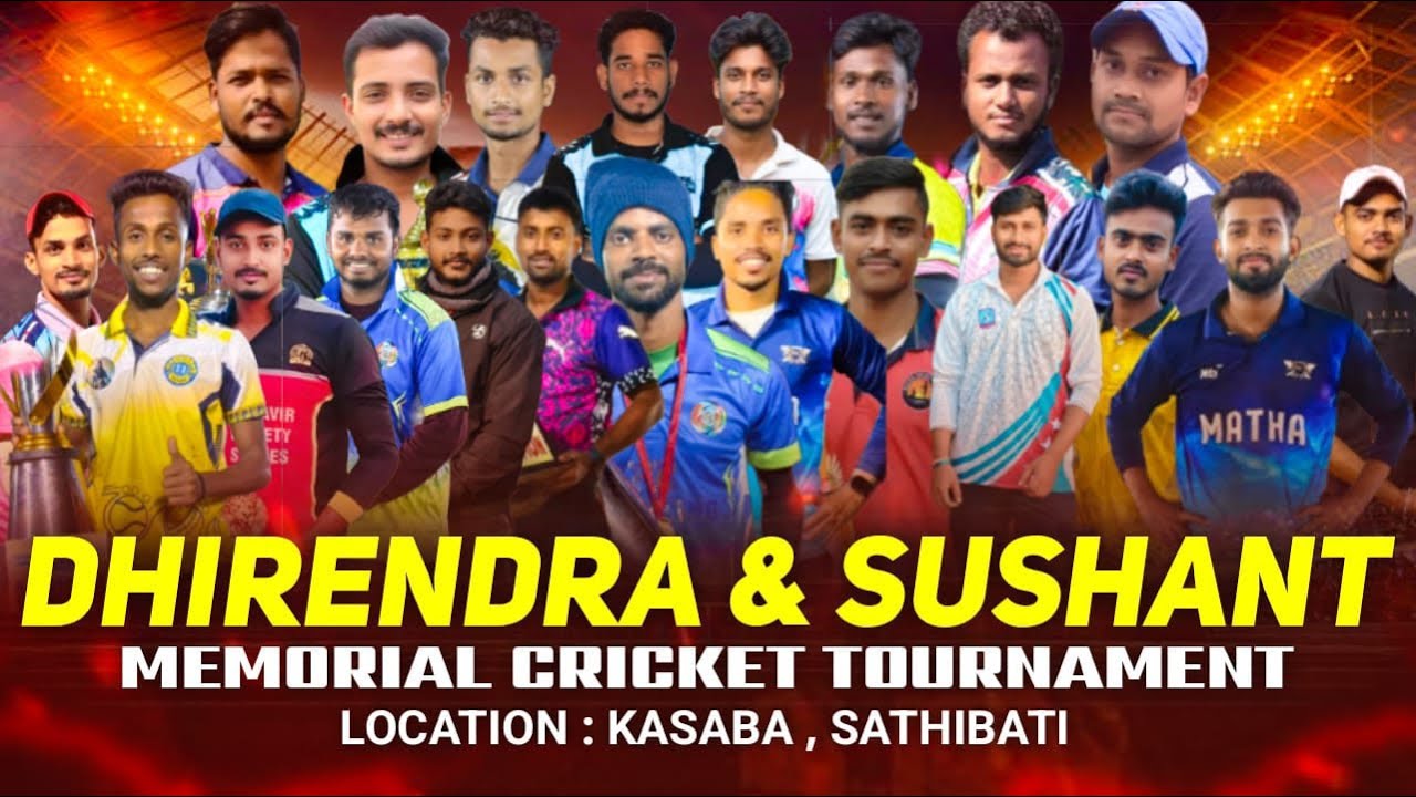 LIVE 🛑:: FINAL DAY: DHIRENDRA AND SUSHANT MEMORIAL CRICKET TOURNAMENT,KASABA#CRICKETTAPUA