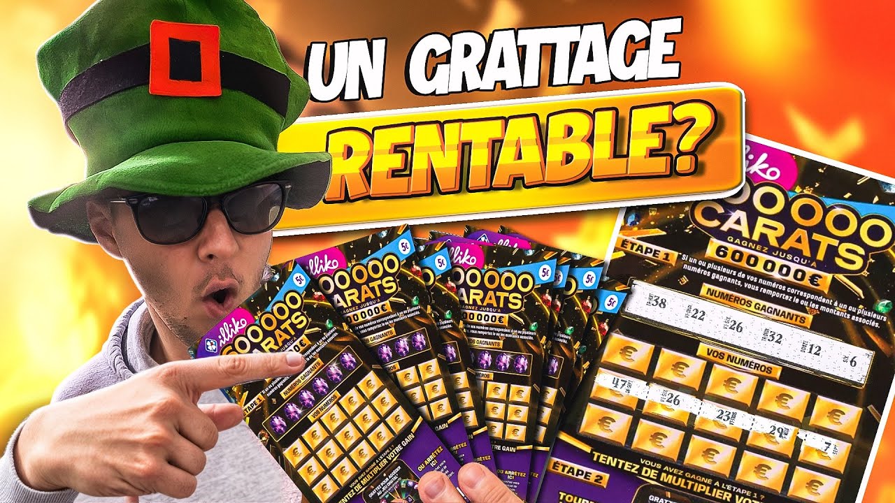 Un TRÈS BEAU GAINS dans ces 20 tickets 600,000 CARRATS !!! 🤩