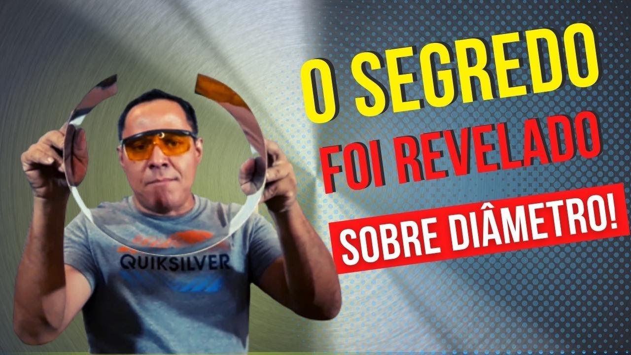 🚨Como achar o COMPRIMENTO da CHAPA  para chegar no diâmetro.