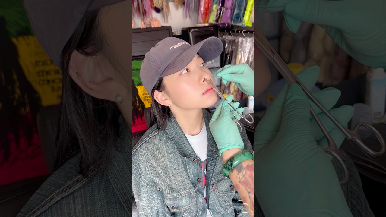 🇯🇵Tokyo 穿孔/鼻中隔 #东京穿孔师 #piercing #穿孔 #鼻钉